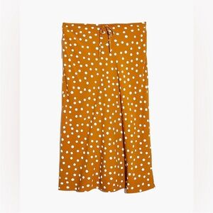 Madewell Polka Dot Midi Skirt